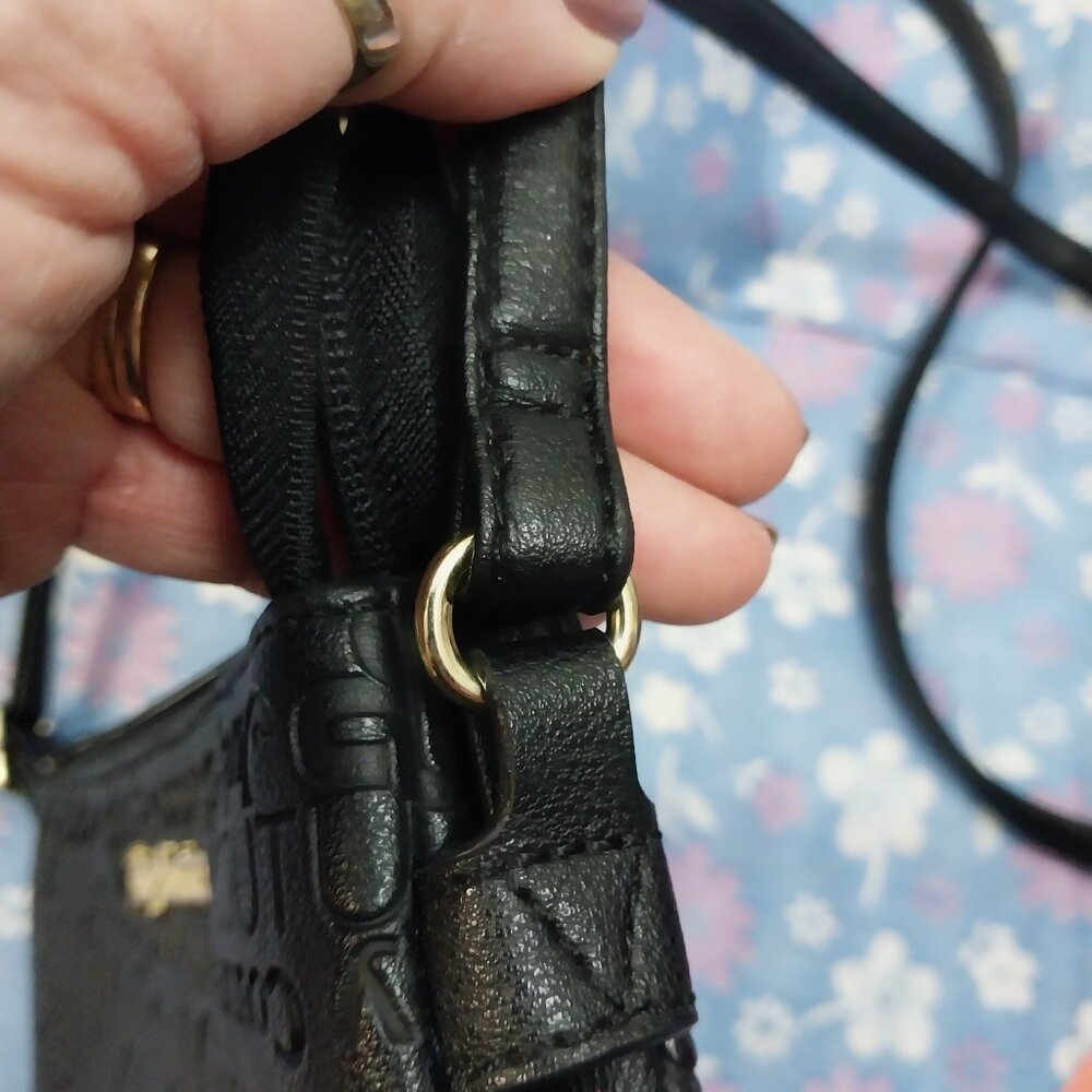 3195 Small Black Juicy Couture Crossbody Bag Purse. In Excellent Condition. - Picture 15 of 15